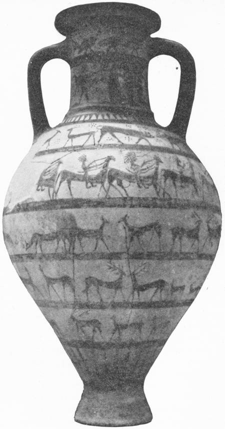 A BEAUTIFUL ARCHAIC AMPHORA